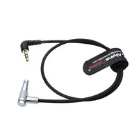 Kabel Audio AUX Alvin's Cables untuk Kamera ARRI Alexa Mini 5 Pin Sudut Kanan Male ke Sudut Kanan 3.5mm TRS 39 Inci