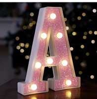Lettres LED 3D personnalisées, multicolores, en acier inoxydable, pour montage mural intérieur, IP54, étanches, commande par bouton poussoir manuel, AC