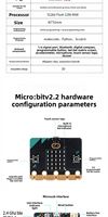 Kit de Aprendizaje de Robótica con Microbit, Placa de Desarrollo, Controlador, Programación en Python, V2.2 Educativo