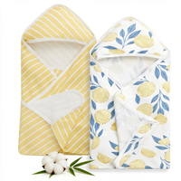 Ensemble de serviettes à capuche pour bébé - Ultra douces, absorbantes, séchage rapide, motif, cadeau de naissance pour nouveau-né, nourrisson, tout-petit