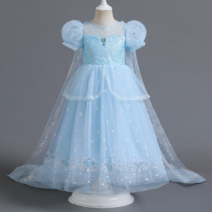 Nuevo <span class=keywords><strong>Vestido</strong></span> de Princesa Aishah de <span class=keywords><strong>Frozen</strong></span>, Estilo Aishah, Manga Corta, <span class=keywords><strong>Vestido</strong></span> de Cumpleaños de <span class=keywords><strong>Anna</strong></span> para Niña, <span class=keywords><strong>Vestido</strong></span> de Actuación - Product Image 5