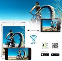 Kamera Olahraga Aksi 4K 30M Tahan Air Kamera Bawah Air Layar IPS 2.0" Sudut Lebar 170° Model Saku 256G Built-in