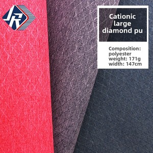 Tela Oxford de Poliéster 100% con Revestimiento de PU, Diseño de Diamantes Grandes, Resistente al Desgaste, para Mochilas - Product Image 1
