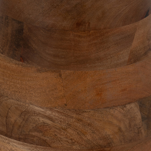 Tavolino Rotondo in Legno Lucidato Stile Contemporaneo per Piccoli Spazi - Product Image 4