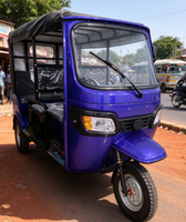 Tricycle à essence commercial Huilun pour passagers, 9 places, moto à trois roues, 151-200cc, carrosserie ouverte, transport