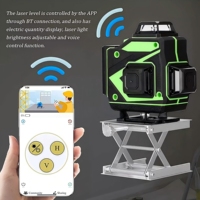 Niveau laser 3D vert 360° à 16 lignes, auto-nivelant, pour machines-outils, outils de construction et instruments de mesure