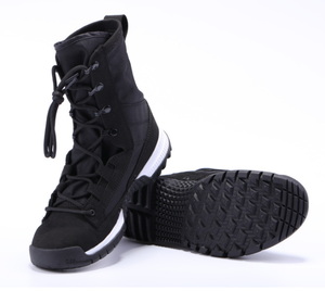 Bottes de désert en daim noir légères TSB1102, nouvelle collection mode, pour le sport et les activités de plein air, avec bordure blanche sur la semelle extérieure - Product Image 5