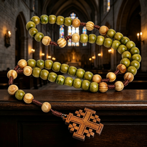 Cruces y medallas de madera natural a granel, cuentas personalizadas, respuesta rápida, centro de mesa, regalo, crucifijo católico para rosario, sencillo. - Product Image 4