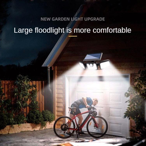 <b>Solar</b> Outdoor LED Wall <b>Light</b> 3 Adjustable Heads Motion Sensor <b>Solar</b> Flood <b>Light</b> Waterproof Security Lamp <b>for</b> <b>Garden</b> Balcony Yard - Product Image 4