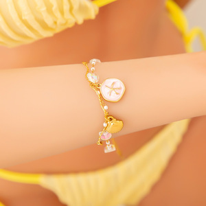 สร้อยคอแบบหลายชั้น ธีมมหาสมุทร จี้รูปปลาดาวและเปลือกหอย สีทองประดับมุก หลายเส้น แฟชั่นเครื่องประดับ ของขวัญ - Product Image 4