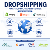 Agent de Dropshipping Tout-en-un pour Shopify, Shopee, TikTok : Sourcing de Produits, Entrepôt, Emballage, Expédition Mondiale