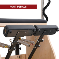 Chaise Wunda de Pilates professionnelle et durable en bois d'érable pour studio de Pilates, entraînement de yoga et exercices
