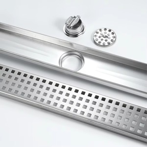 <span class=keywords><strong>Scarico</strong></span> acqua bagno lavello griglia in acciaio inox rettangolo lungo trappola <span class=keywords><strong>di</strong></span> <span class=keywords><strong>scarico</strong></span> <span class=keywords><strong>per</strong></span> WC - Product Image 4