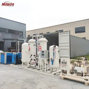 NUZHUO 3Nm3 200Nm3 O2 Oxigen Generator Oxygen Gas Plant With Filling Station Industrial