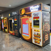 Máquina Expendedora de Pizza Comercial Totalmente Automática Directo de Fábrica, Pantalla Táctil Digital, Pago con Monedas, Tarjeta y Código QR, Compatible con Tecnología Inteligente