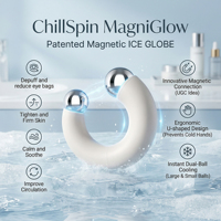 Globes à glace incassables en acier inoxydable - Bâtons cryogéniques métalliques de qualité professionnelle pour usage professionnel en spa et salon
