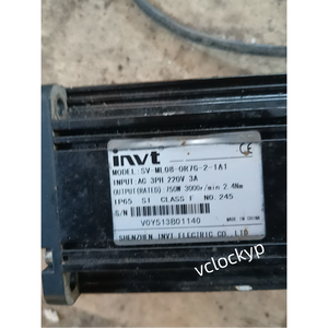 1 pièce de moteur servo Invt d'occasion SV-ML08-0R7G-2wbr-1A0-1000 750W - Product Image 4