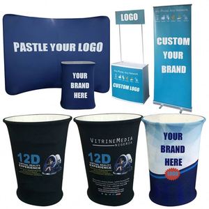 Custom Graphic Exhibition Display Counter Personalized Display Booth Foldable <b>Led</b> Event Show Counter - Product Image 1