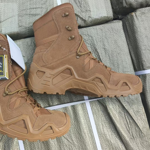 DF026 Coyote Brown Coffee dark color Suede cow leather <b>Hiking</b> <b>Boots</b> Breathable Outdoor All Seasons Wear - Product Image 1