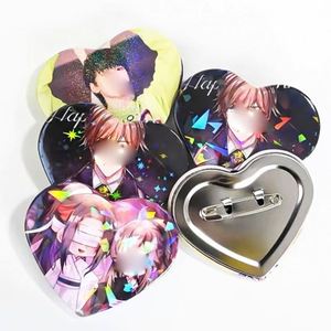 Botones de Metal Personalizados con Logotipo Promocional, Diseño Impreso, Venta al Por Mayor de Fábrica - Product Image 1