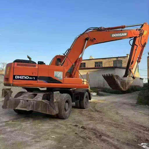 Doosan เครื่องขุดไฮดรอลิก DH210W-7ล้อมือสองพร้อมมอเตอร์เครื่องยนต์ & เกียร์21ตันที่ได้รับการดูแลเป็นอย่างดี - Product Image 3