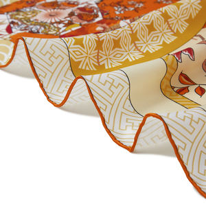 Écharpes personnalisées avec un motif imprimé personnalisé pour femmes, <span class=keywords><strong>foulard</strong></span> en <span class=keywords><strong>soie</strong></span> imprimé à grande taille, <span class=keywords><strong>foulard</strong></span> en <span class=keywords><strong>soie</strong></span> de style japonais de la Chine pour femmes - Product Image 3