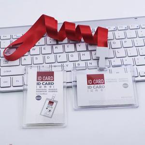 צד כפול שקוף כרטיס גישה לעבודה של עובד כיסוי שרוול כרטיס עבודה של העובד - Product Image 6