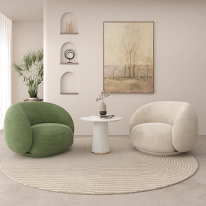 Chaise de <span class=keywords><strong>canapé</strong></span> simple de luxe <span class=keywords><strong>pour</strong></span> la décoration intérieure <span class=keywords><strong>pour</strong></span> les petits appartements salon de réception chaise de salon de beauté tissu canapés de salon - Product Image 2
