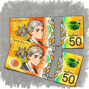 Dinero Falso de Polímero Personalizado de AUD 20, 50 y <span class=keywords><strong>100</strong></span>, Tamaño Real, Efecto Mate, Entretenimiento Moderno para Diwali, Graduación, Halloween, Bodas - Product Image 6