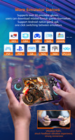 Console de jeux vidéo portable rétro D40Max |   Écran tactile IPS de 4 pouces, jeu Android, batterie de 5000 mAh, Wi-Fi, 10000 jeux