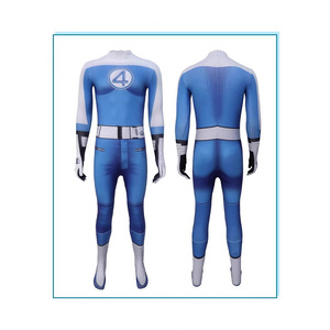 Disfraz de Halloween de los Cuatro Fantásticos de Haowu, Traje Azul - Product Image 3