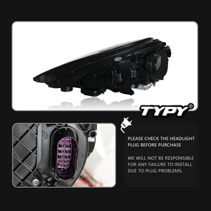 Typy Xe Đèn Pha Cho Porsche Cayenne 958.2 2015 2017 <span class=keywords><strong>LED</strong></span> Xe Đèn Ban Ngày Chạy Đèn Năng Động Lần Lượt Tín hiệu - Product Image 4