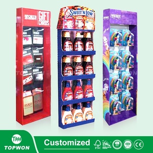 Tùy chỉnh siêu thị bán lẻ Sidekick hiển thị đứng tông bên cánh hiển thị giá treo tường hiển thị các tông - Product Image 5