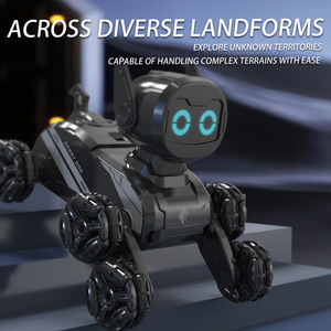 Cane Robot Telecomandato <span class=keywords><strong>per</strong></span> <span class=keywords><strong>Bambini</strong></span> con Sensore di Gesti Intelligente, Deformabile, Otto Ruote, Effetti Speciali, Giocattolo Elettrico Meccanico - Product Image 2