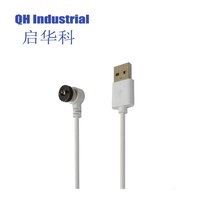 12 V 1 2 broches mâle et femelle magnétique Pogo Pin chargeur connecteur pour PCB câble magnétique Usb câble de charge électronique