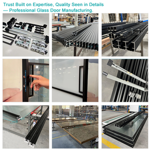 Fabricant de systèmes de portes coulissantes en verre OEM/ODM, cloison <span class=keywords><strong>coulissante</strong></span> en verre sur mesure, <span class=keywords><strong>prix</strong></span> d'usine, porte en verre intérieure - Product Image 4