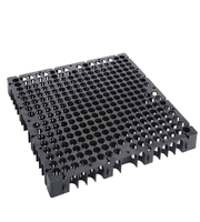 Cellule de drainage en HDPE avec surface alvéolée, longueur 500 mm, pour applications extérieures, construction, jardin, toiture, hauteur 30 mm, imperméable