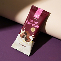 Sacs en aluminium laminé imprimés sur mesure, emballage alimentaire en plastique de qualité alimentaire pour chocolat, bonbons, barres de céréales