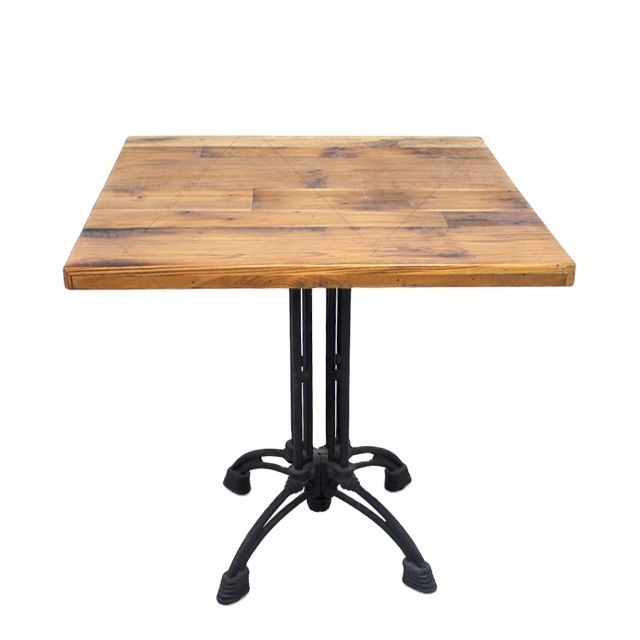 New Design Portable Hotel Black Table Catering Leg Table Bracket Coffee Shop Cast Iron Cafe and Restaurant Table Base