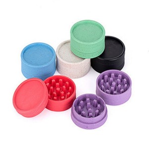 Broyeur à tabac coloré moyen TY-20240518-65 55mm double couche en plastique biodégradable, vente en gros directe usine Chine - Product Image 1