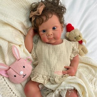 Poupées Bébé Reborn Réalistes en Silicone 20 Pouces Bettie avec Sucette Véritable Cheveux Implantés Personnalisés Expédition Directe Disponible – Source Usine