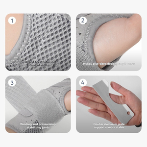 Férula de Fijación de Muñeca de Aluminio de Grado Médico con Inmovilizador de Muñeca Ajustable, Soporte para Túnel Carpiano y Tendinitis - Product Image 5