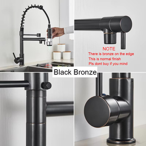 Grifos de Cocina de agua fría y caliente clásicos contemporáneos extraíbles Torneira Cozinha Goumert Griferias <span class=keywords><strong>Grifo</strong></span> De Cocina - Product Image 4