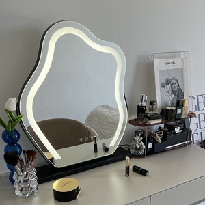 Hot Selling Creative <strong>Art</strong> <strong>Deco</strong> Silver Touch Screen Decor Led <strong>Mirror</strong> with Time Display for Writing/Study Desks &amp; Dressing Tables - Product Image 5