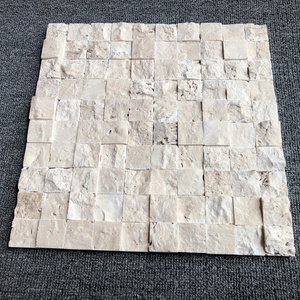 <span class=keywords><strong>Mosaico</strong></span> in <span class=keywords><strong>Pietra</strong></span> <span class=keywords><strong>Naturale</strong></span> di Marmo Travertino Stile Moderno per Bagno Hotel Parete TV Sfondo Mattoni Ingresso Bar - Product Image 2