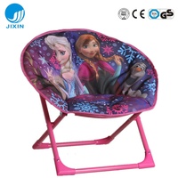Chaise ronde de plein air, d'intérieur, mignonne, bon marché, pliante pour enfants, avec motif lune, dessin animé