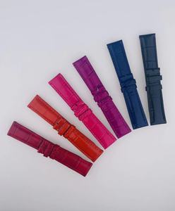 นาฬิกาหนังจระเข้ลายนูนรูปลูกวัวมันเงา18*16มม. ดีไซน์แฟชั่นหลากสี RPOS2-LG206S จาก Ming Fung - Product Image 5