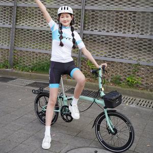 MINT 20 pouces de haute qualité 9 vitesses vélo à trois volets cadre en acier au molybdène frein à disque vélo pliant portable pour les voyages de loisirs - Product Image 4