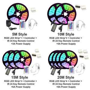 Alexa Google Home Tuya <span class=keywords><strong>Wifi</strong></span> IP65 Tira de luces <span class=keywords><strong>LED</strong></span> flexible a prueba de agua Tira de luces <span class=keywords><strong>LED</strong></span> RGB - Product Image 2