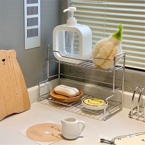 Moderna Bandeja Organizadora de Esquina para Baño, para Uso en Hoteles, Almacenamiento de Toallas, Cosméticos, Artículos de Escritorio, Clasificación de Objetos Diversos, Aleación de Zinc - Product Image 5